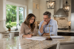 Divorce, seperation and real estate