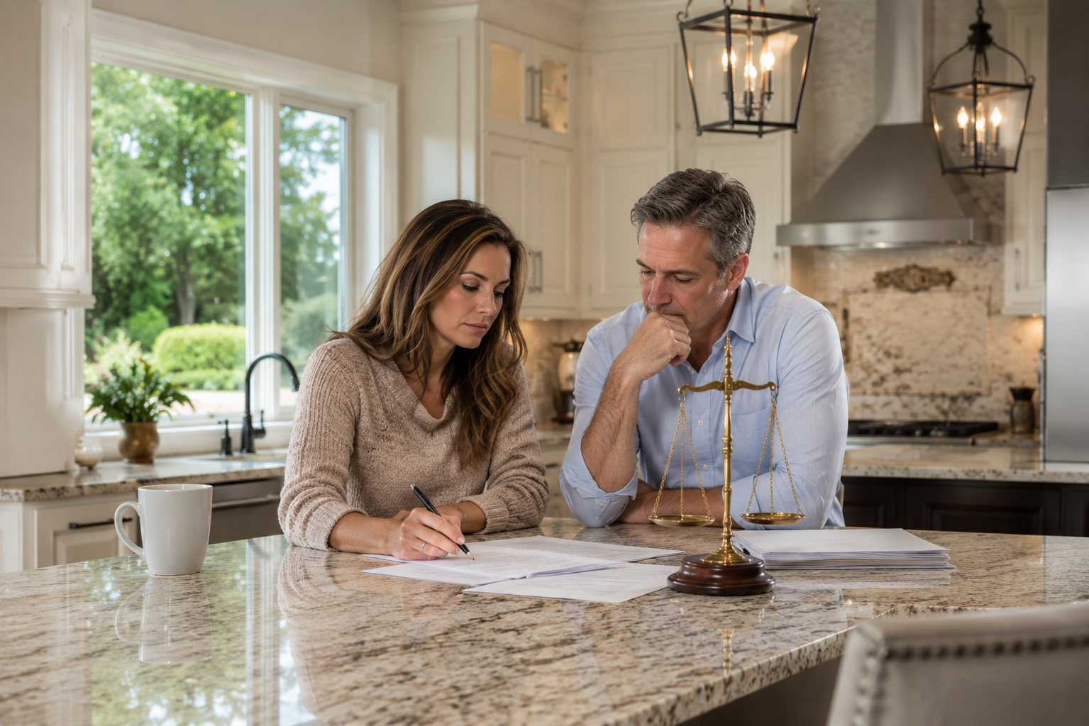 Divorce, seperation and real estate