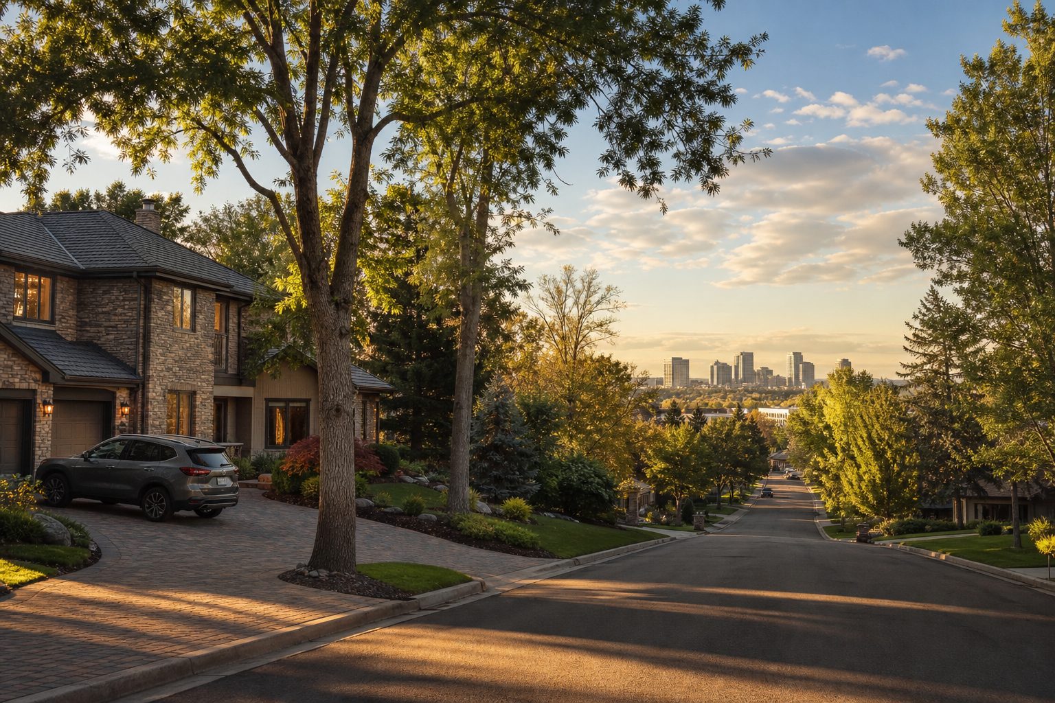 What is the commute profile and RTD Light Rail proximity for executives living in Castle Pines Village vs. Greenwood Village driving to DTC or Downtown Denver?