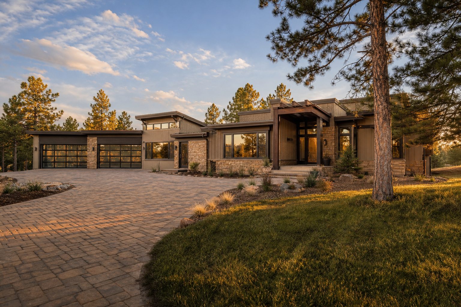 Standard earnest money percentage and non-refundable deposit timelines on custom and high-end contracts in South Metro Denver